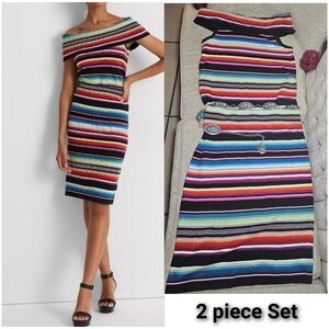 Polo Ralph Lauren Zarape Syle Skirt Set